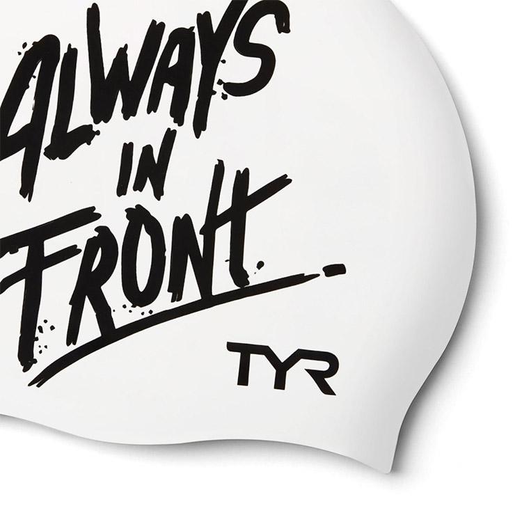 Изображение на TYR Adult Silicone Swim Cap - "Always in Front"