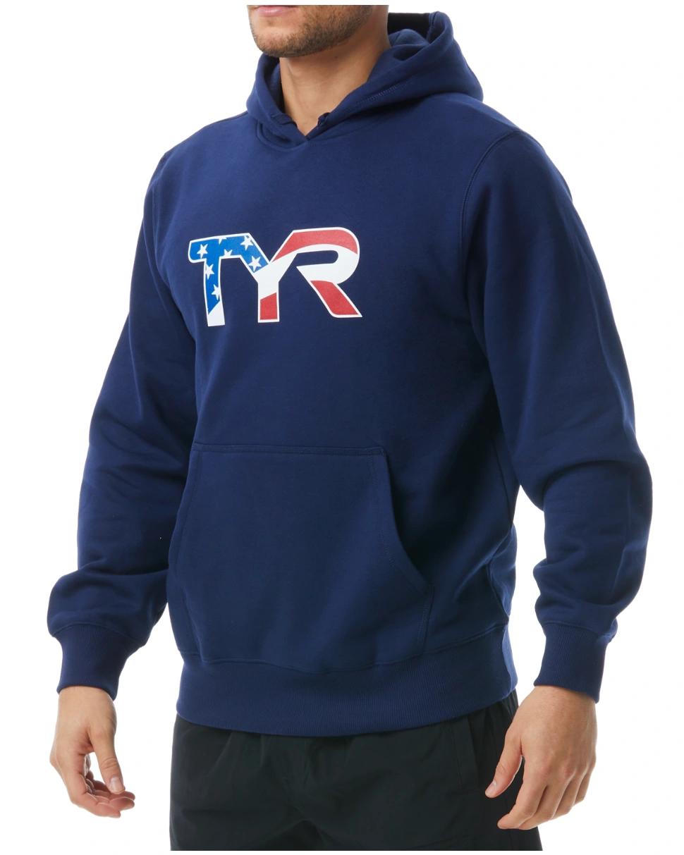Изображение на TYR Unisex Pullover Hoodie - USA