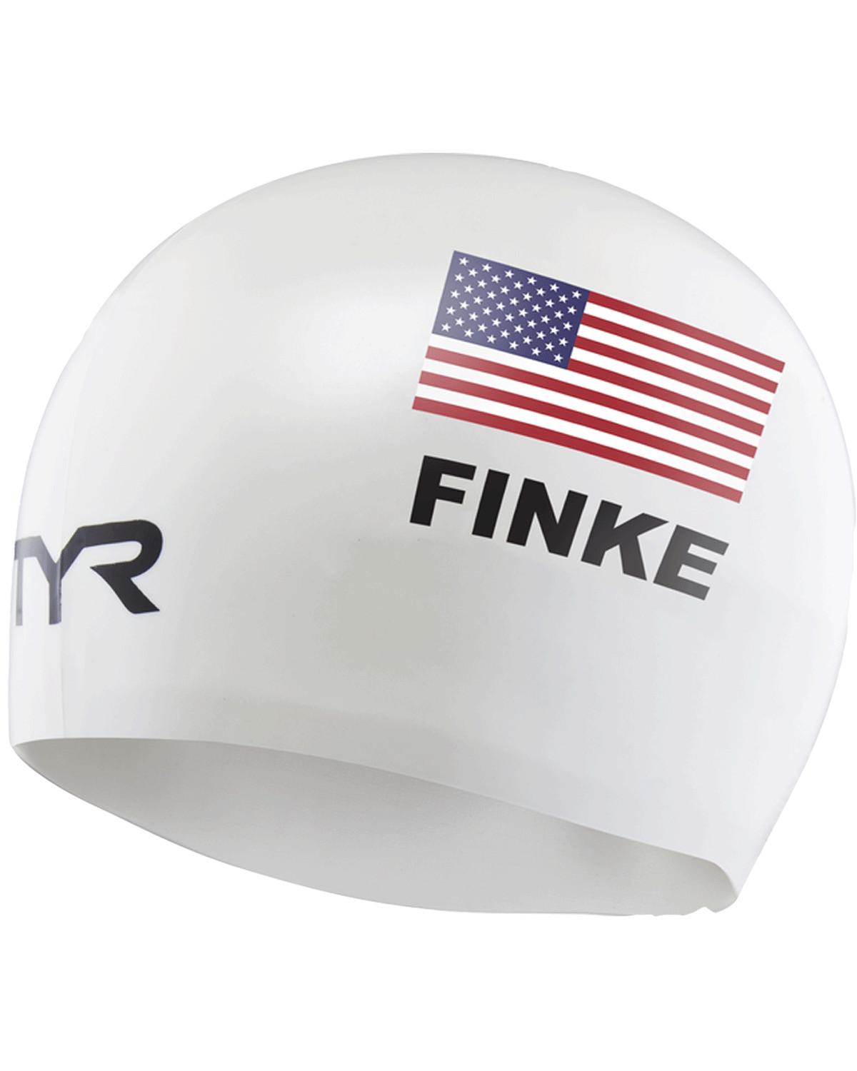 Изображение на TYR Adult Silicone Swim Cap - "FINKE"