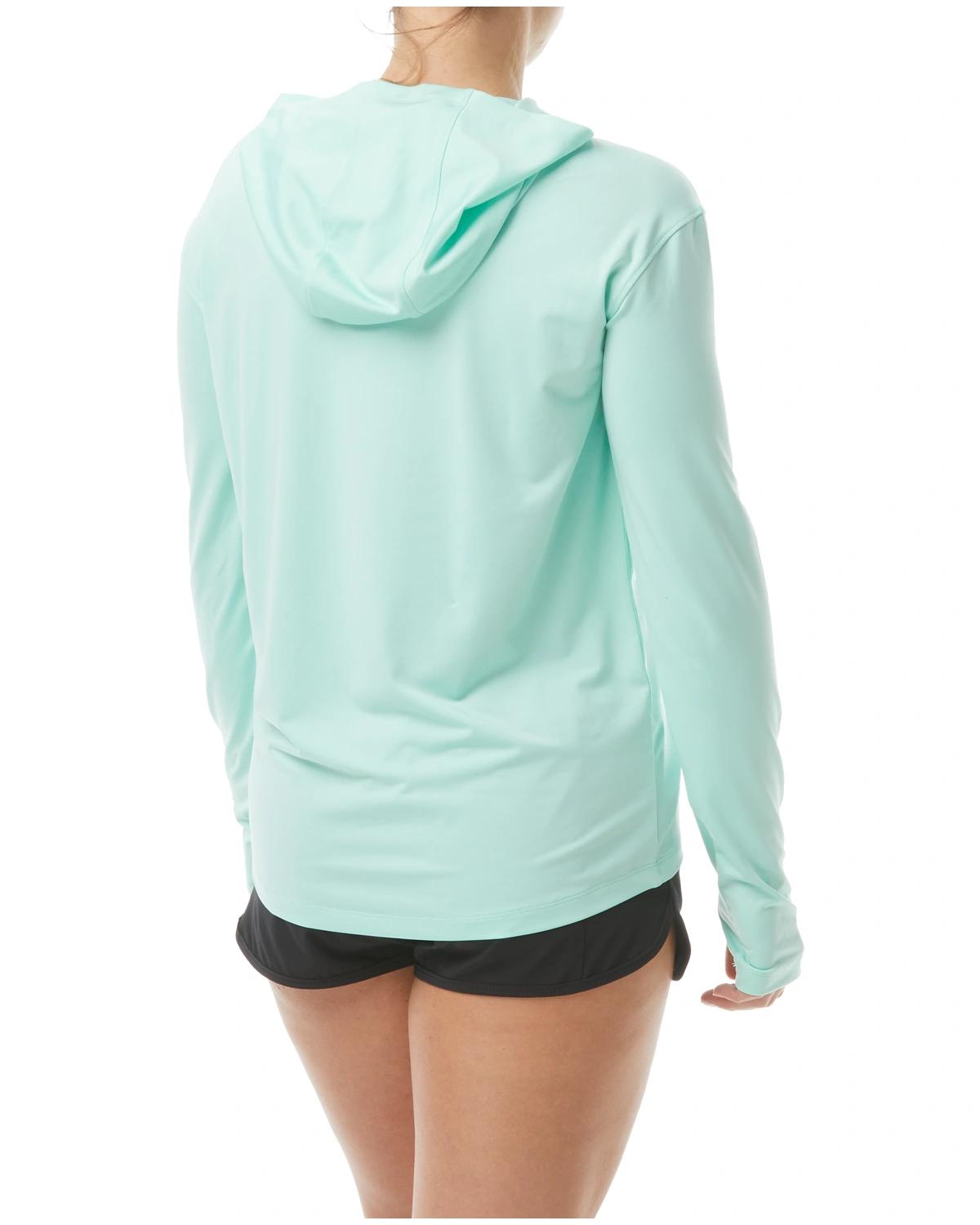 Допълнително изображение на TYR Women's SunDefense Hooded Shirt