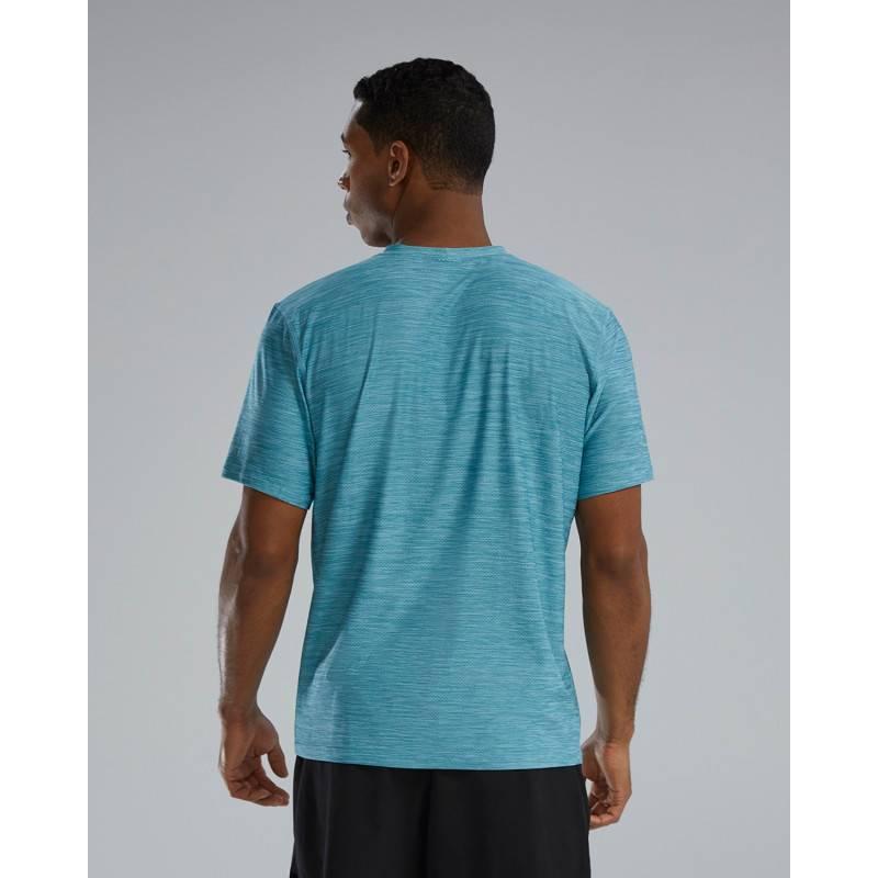 Допълнително изображение на TYR Airtec™ Men's Big Logo Tee - Solid / Heather