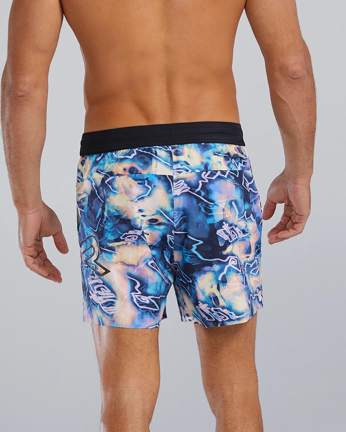 Допълнително изображение на TYR Hydrosphere - Men's Unbroken Shorts - Unlined 5" - Voltage Pazzo